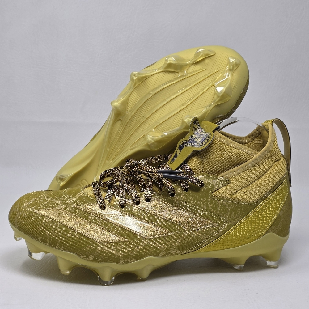 Adidas AdiZero Impact Disney Men’s Size 12 JP9955 Gold Football Cleats New